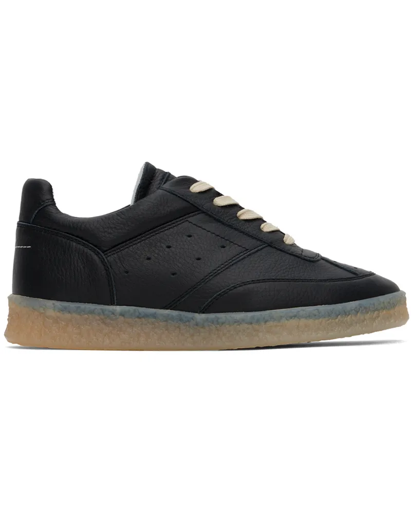 Maison Margiela Black 6 Court Sneakers T8013