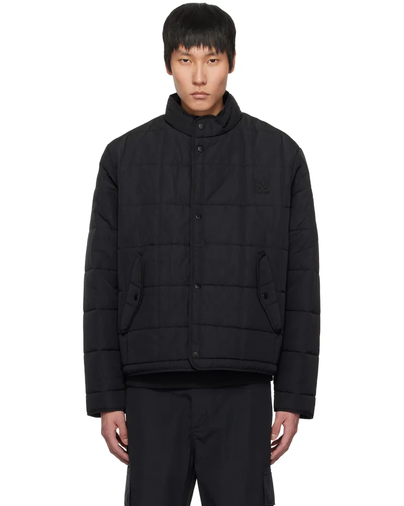 HUGO BOSS Black Nylon Jacket 001-black