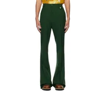 SSENSE Exclusive Green Mega Flared Trousers