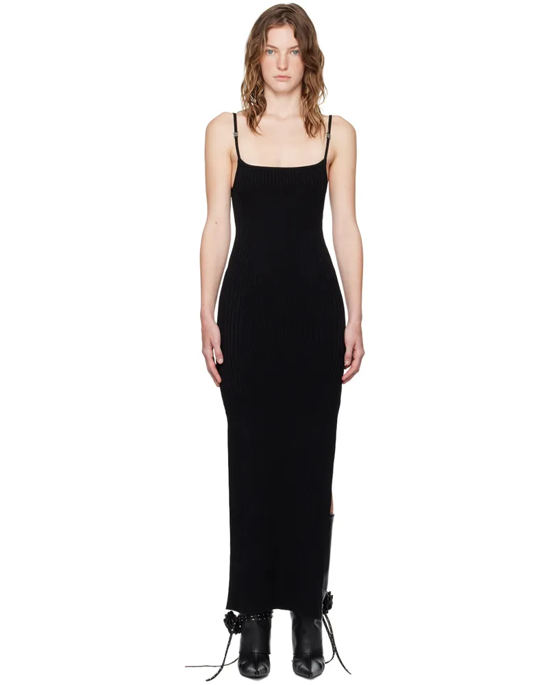 MISBHV Black Seamless Maxi Dress Black