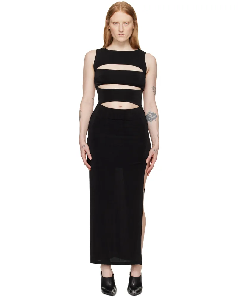 MISBHV Black Elena Maxi Dress Black