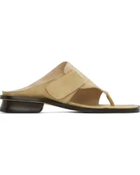 Maryam Nassir Zadeh Beige Tupelo Sandals Silica