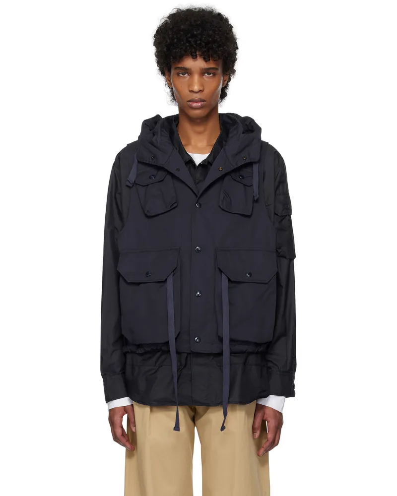 Engineered Garments Navy Field Vest Pb002