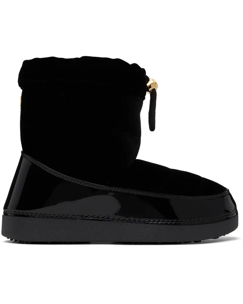Giuseppe Zanotti SSENSE Exclusive Black Quilted Boots Black