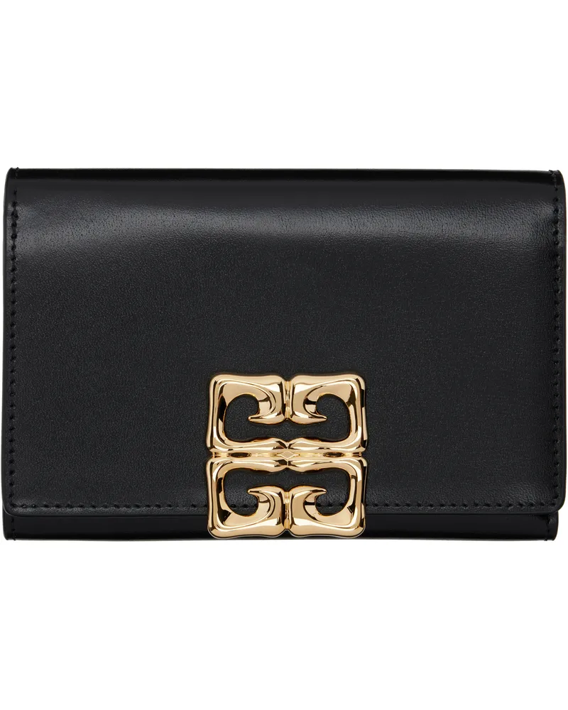 Givenchy Black 4G Liquid Wallet 001-black