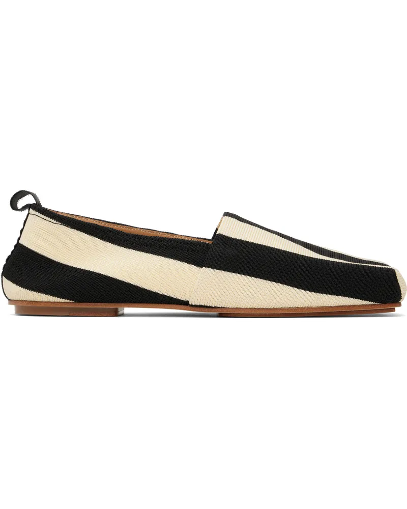 Jacquemus Beige & Black La Croisière 'The Carré' Espadrilles 162