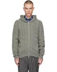 Ralph Lauren Gray Cashmere Hoodie Ls