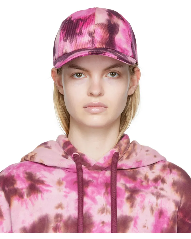 AMI Paris Pink Ami Patch Cap 654