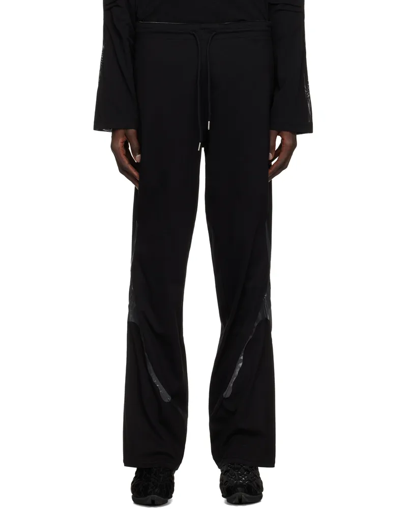 KIKO KOSTADINOV Black Alec K-Dart Jersey Sweatpants Black