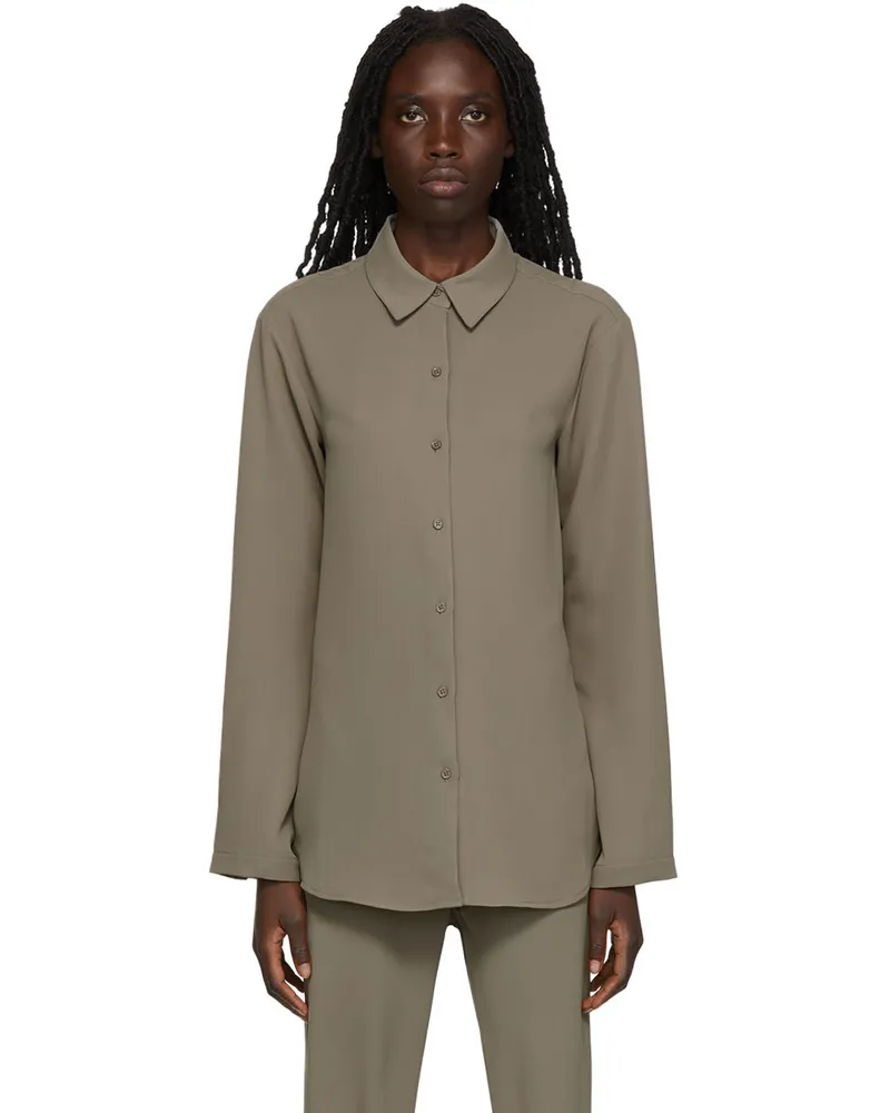 Paris Georgia Taupe Staple Shirt Mushroom
