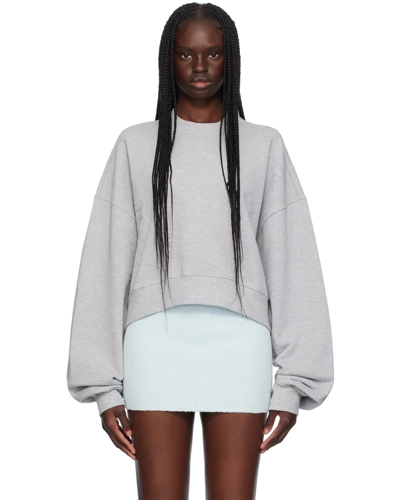 WARDROBE.NYC Gray Hailey Bieber Edition HB Sweatshirt Grey