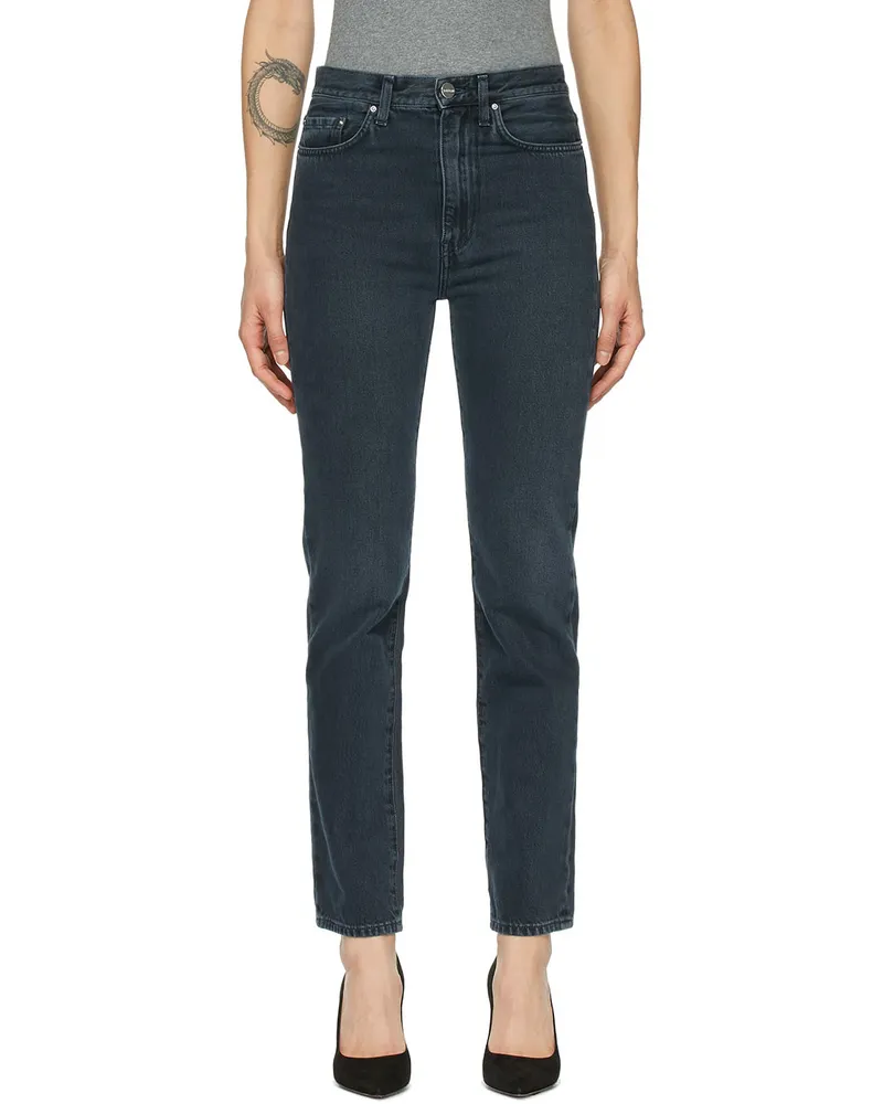 Totême Black Regular Fit Jeans 220