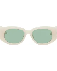 Casablanca Paris Off-White 'The Memphis' Sunglasses Crm