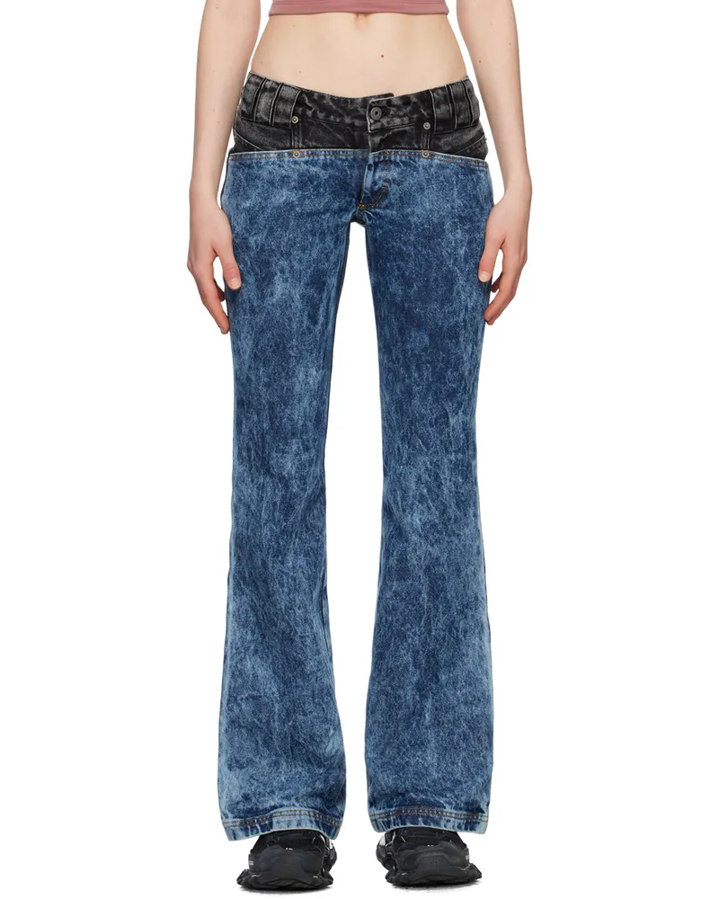 BARRAGÁN Blue & Black Cruz Jeans Acid