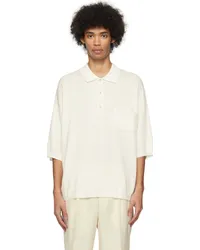 COMMAS Off-White Short Sleeve Polo Off-white