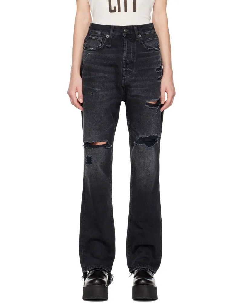 R13 Black Izzy Drop Jeans Jake