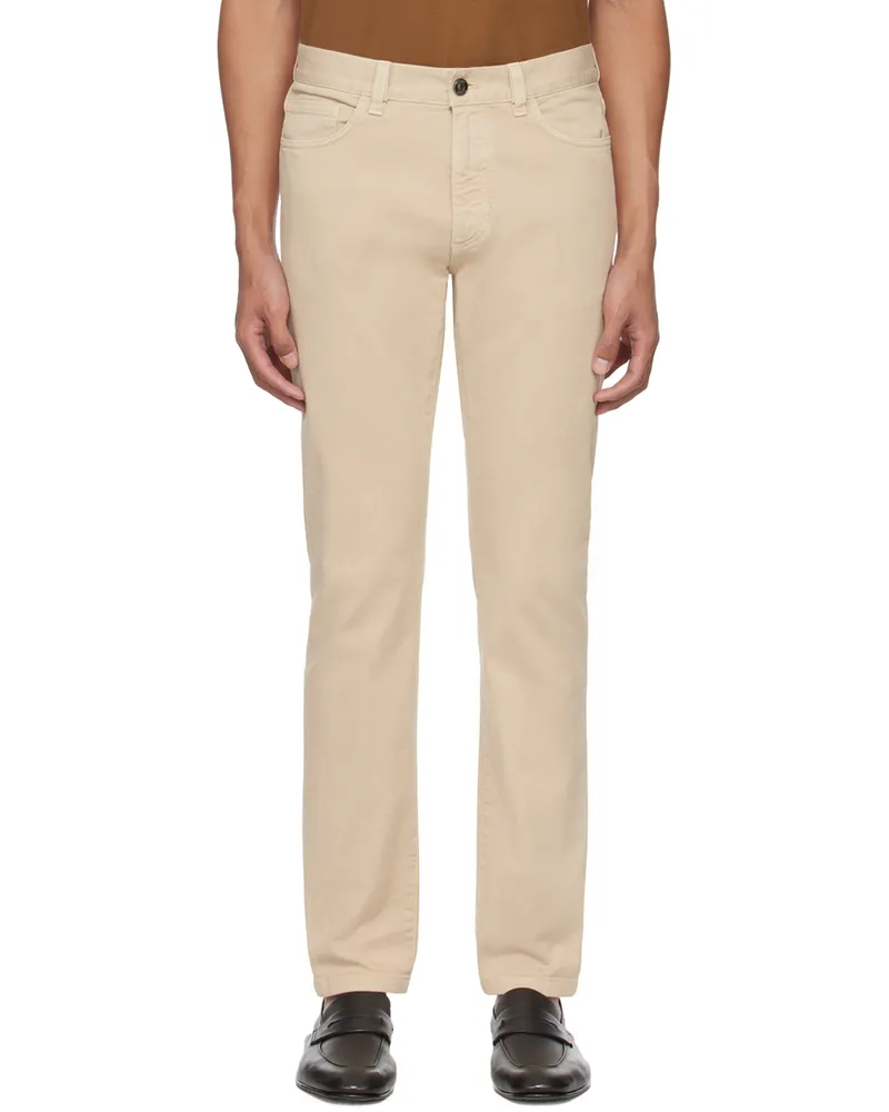 Ermenegildo Zegna Beige City Jeans N03