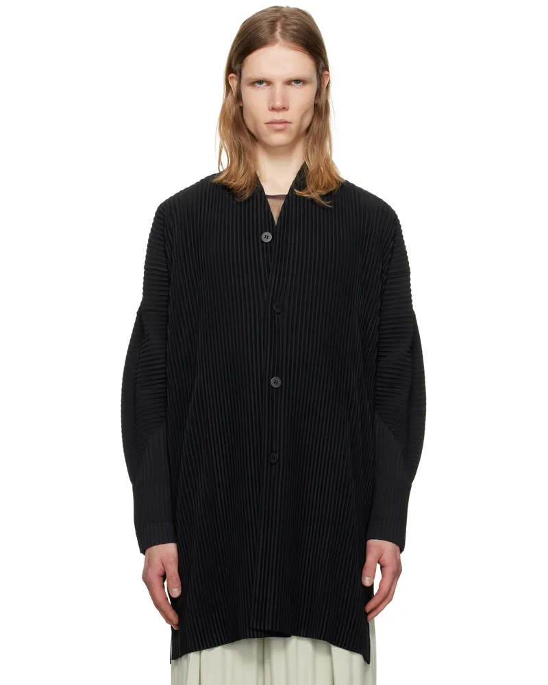 Issey Miyake Black Monthly Color February Coat 15-black
