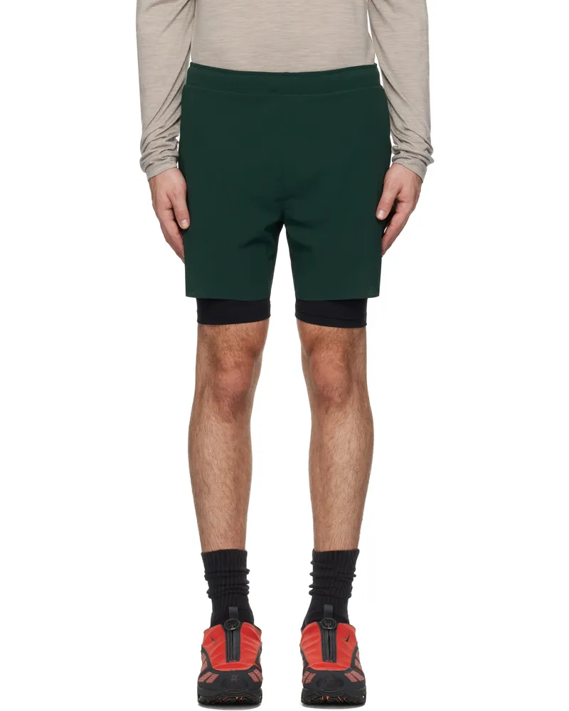 Reigning Champ Green Dot Air Running Shorts British