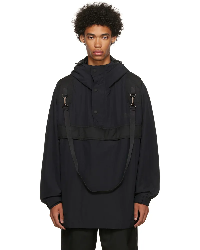 Burberry Black Nylon Jacket Black