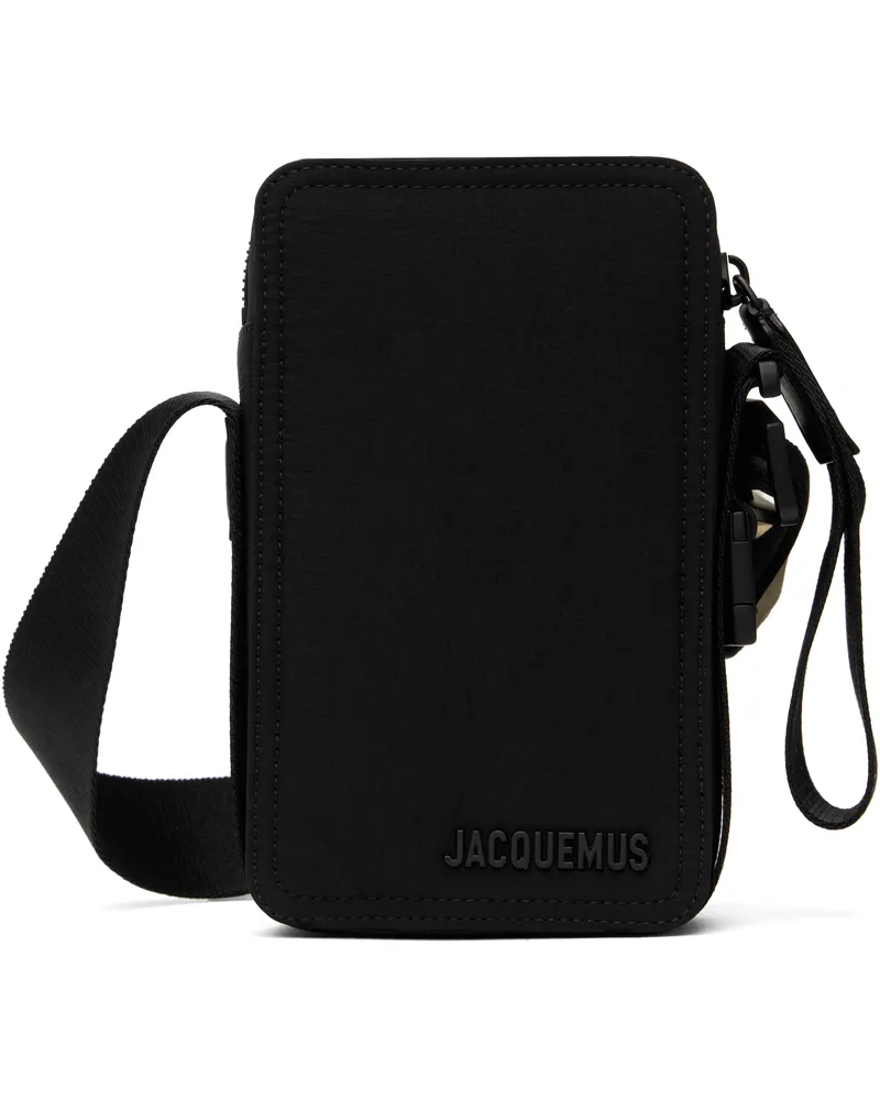 Jacquemus Black 'The vertical Cuerda' Bag 990
