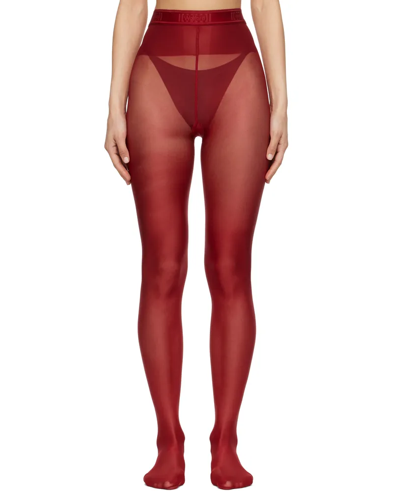 Wolford Red Neon 40 Tights 3149