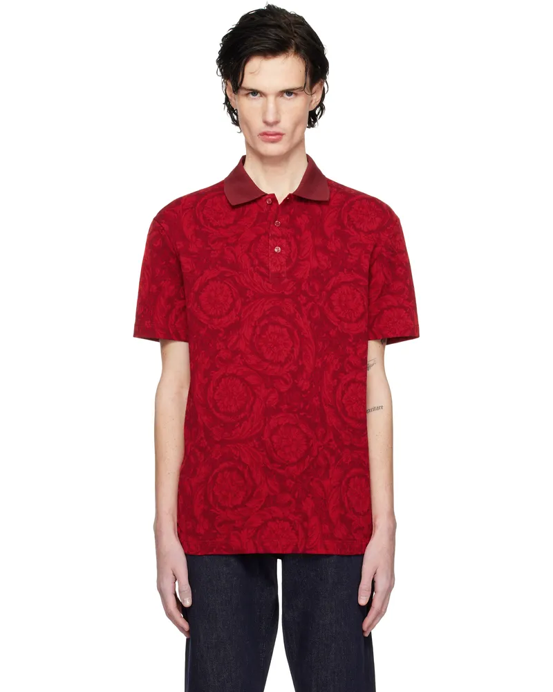 Versace Red Barocco Polo 1rb30-lipstick