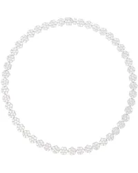 Hatton Labs Silver Daisy Tennis Chain Necklace Silver