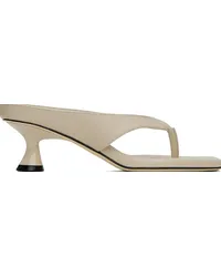 Studio Amelia Beige Angela 50mm Heeled Sandals Stn