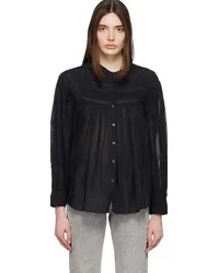 Étoile Isabel Marant Black Plalia Shirt 01bk