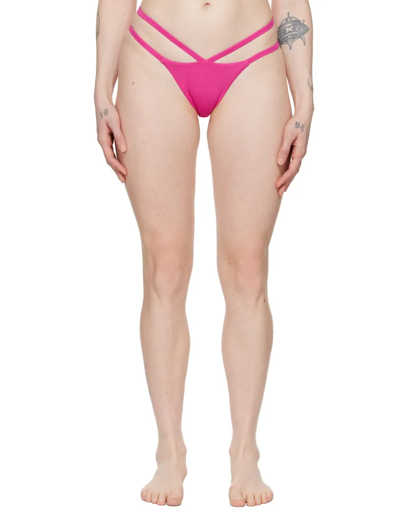Versace Pink Medusa '95 Bikini Bottom 1pp40-warterlily