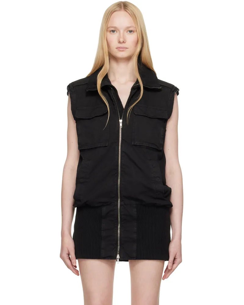 Maison Margiela Black Light Canvas Vest 900