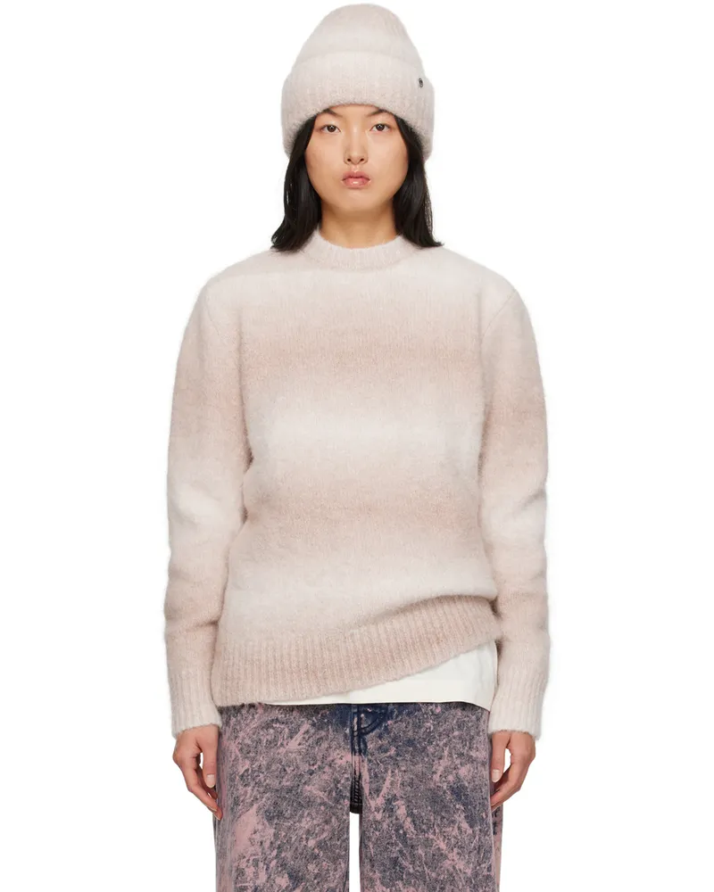 Études Studio White & Beige Moondog Sweater White