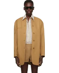 Max Mara Brown Portici Jacket Cuoio