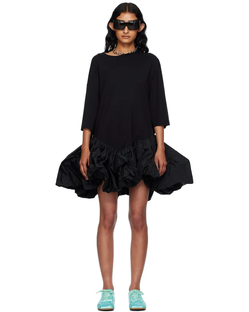 ABRA SSENSE Exclusive Black Couture Midi Dress 11
