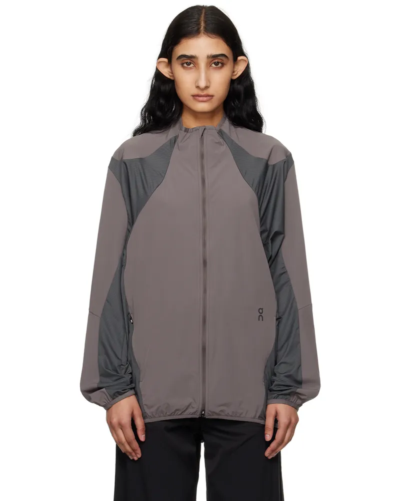 Post Archive Faction Purple & Gray ON Edition Track Jacket Eclipse