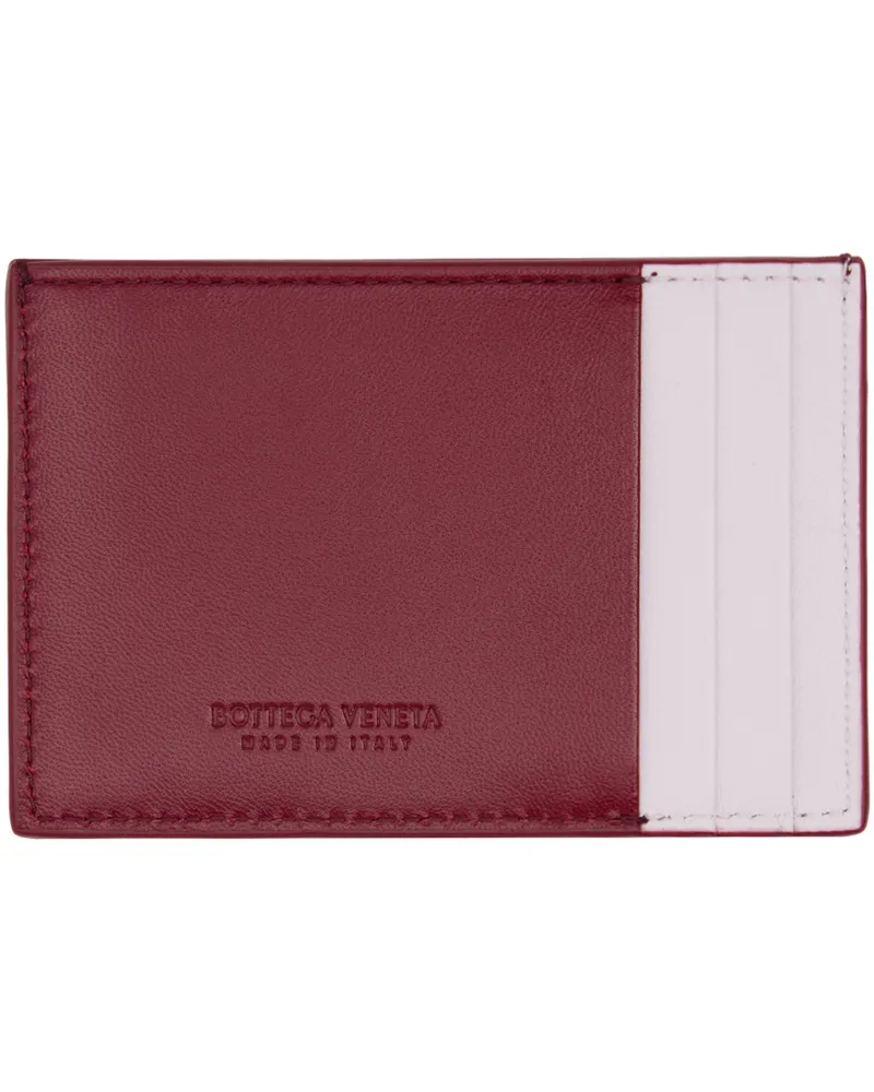 Bottega Veneta Red Cassette Card Holder 6326