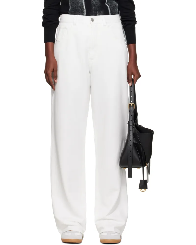 Maison Margiela Off-White Brushed Sweat Jersey Trousers 101