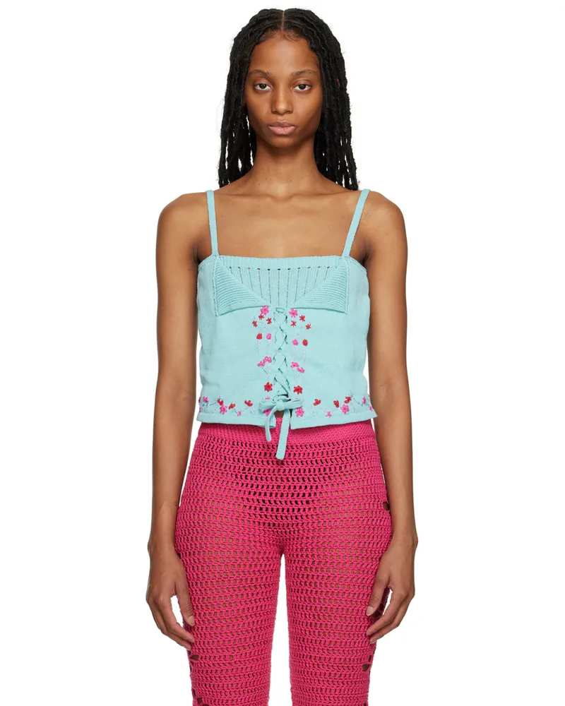 TACH Blue Mary Tank Top Light