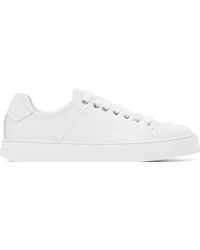 Ferragamo White Low Cut Sneakers Bianco