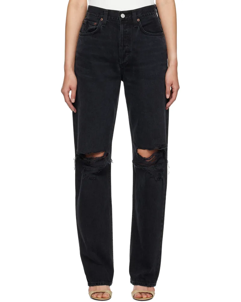 AGOLDE Black Kelly Jeans Fuse