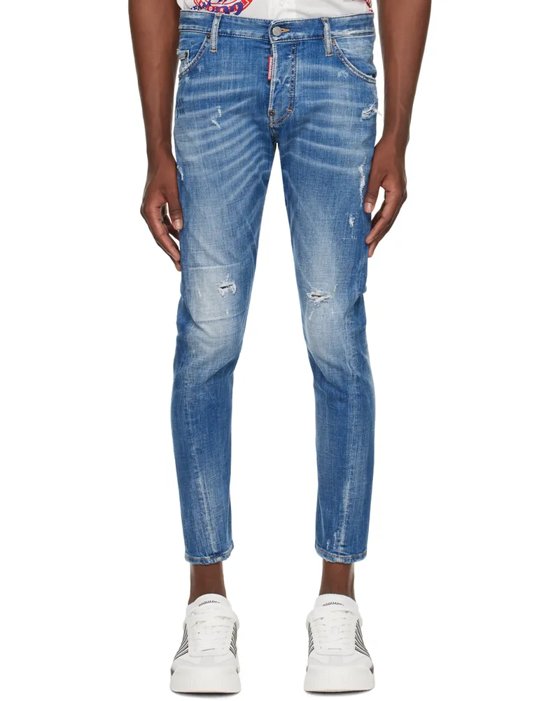 Dsquared2 Blue Sexy Twist Jeans 470