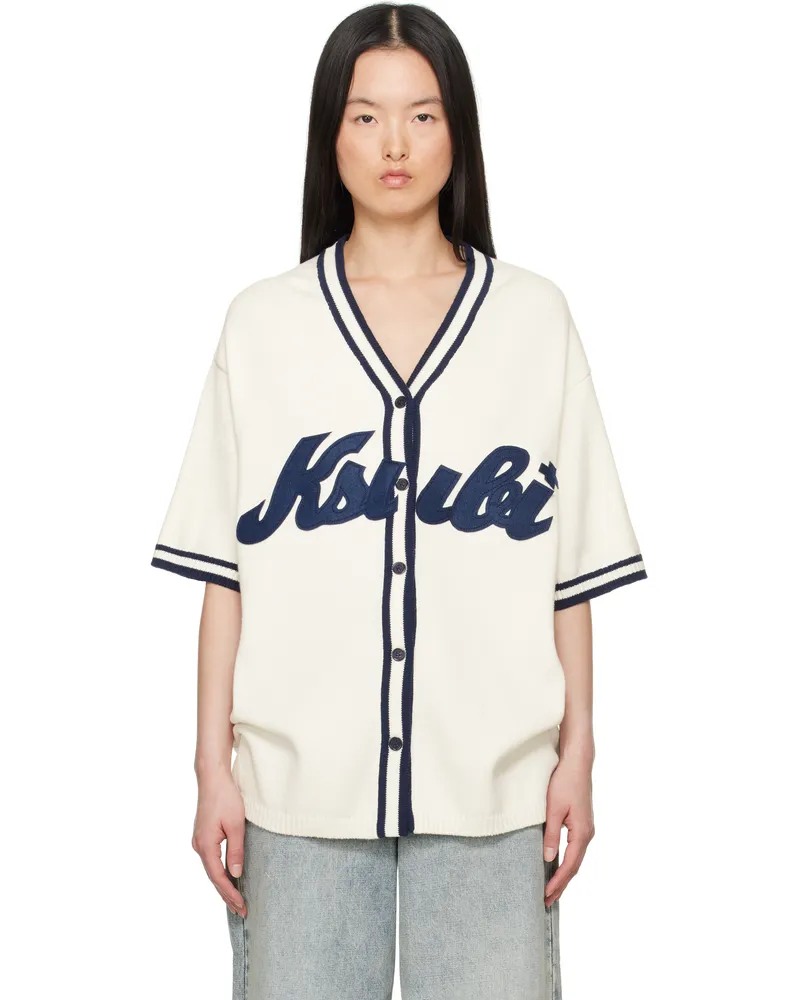 ksubi Off-White Baseball Knit Shirt Off