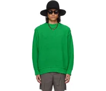 Green Loose Thread Sweater