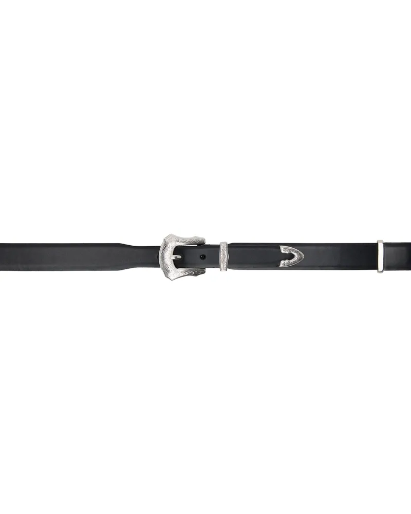 Toga Black Metal Belt Black