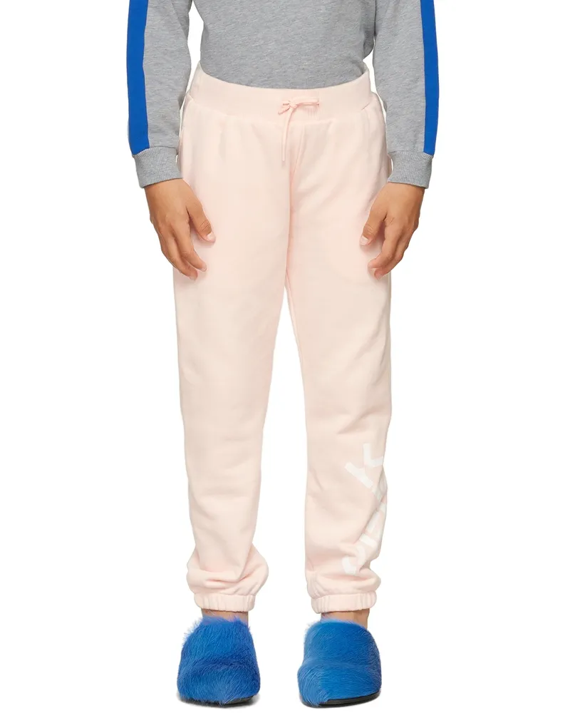 Kenzo Kids Pink Logo Lounge Pants 471