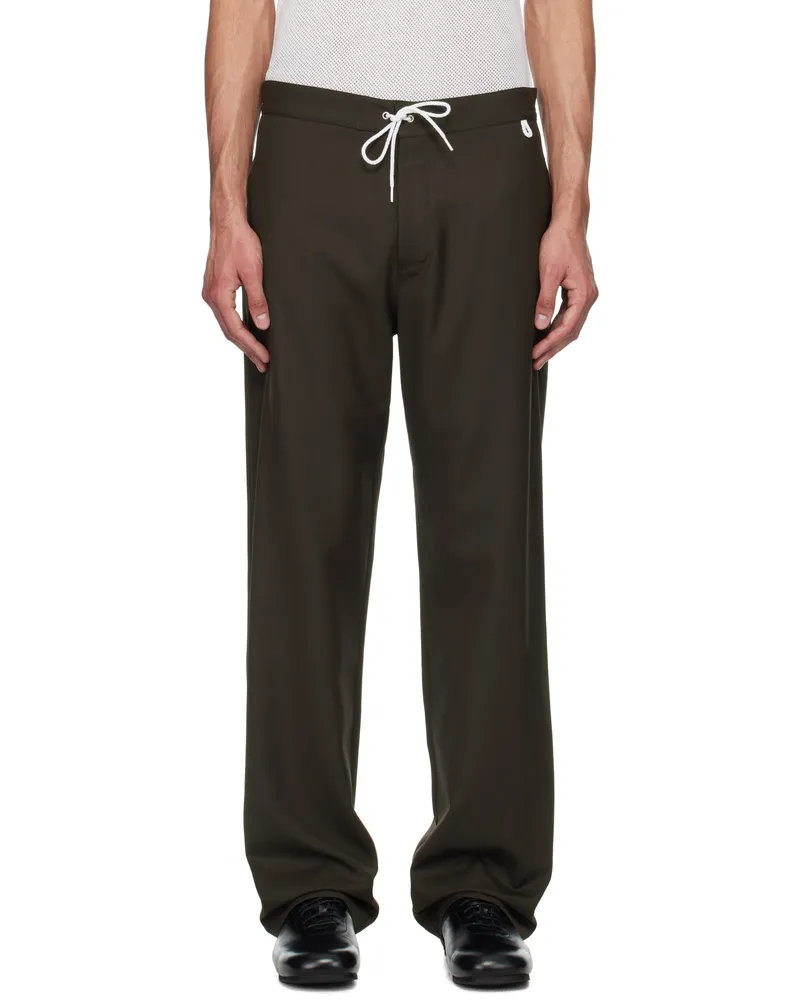 Magliano Brown Virgin Wool People's Pants 06