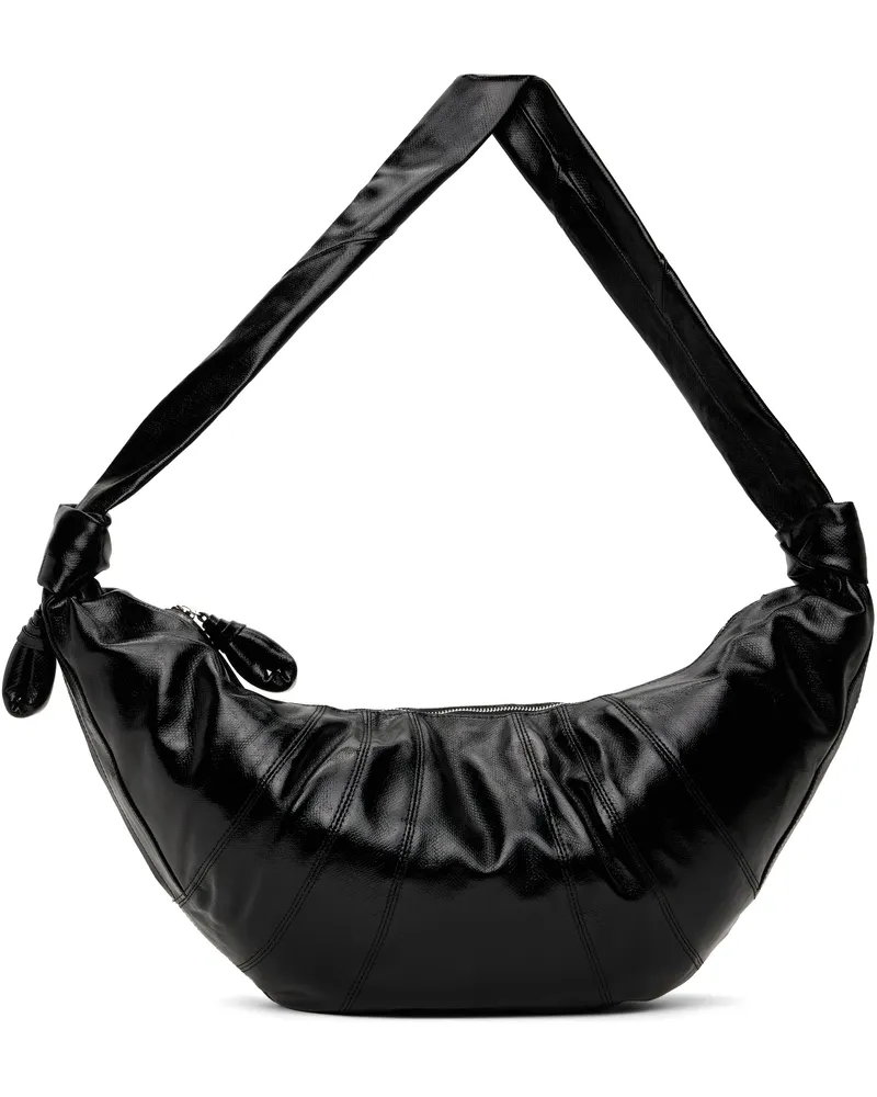 Christophe Lemaire Black Large Croissant Bag Bk999