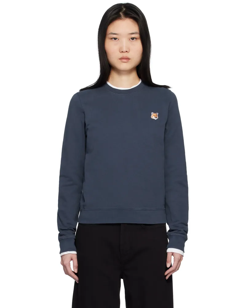 Kitsuné Navy Fox Head Sweatshirt P476