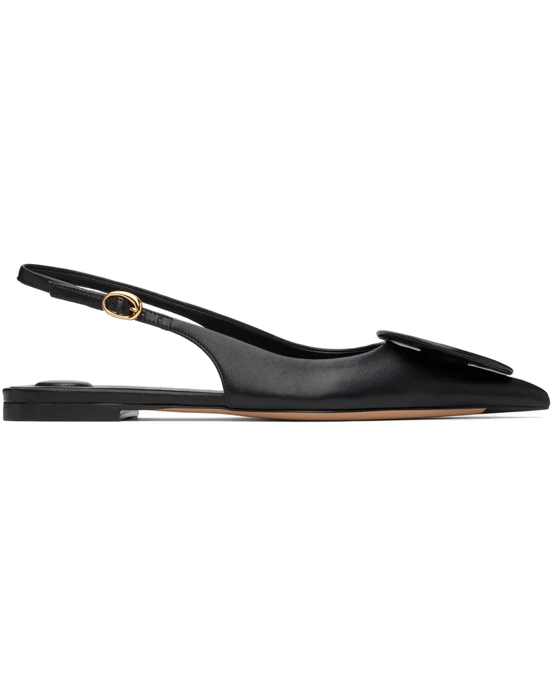 Jacquemus Black 'The flat Duelo slingbacks' Ballerina Flats 990